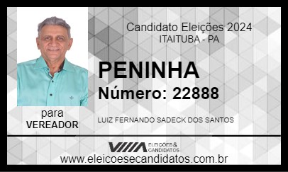 Candidato PENINHA 2024 - ITAITUBA - Eleições