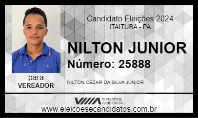 Candidato NILTON JUNIOR 2024 - ITAITUBA - Eleições