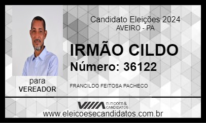 Candidato IRMÃO CILDO 2024 - AVEIRO - Eleições