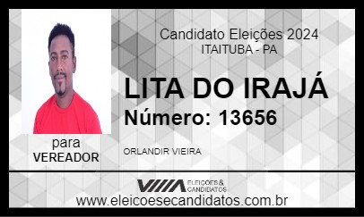 Candidato LITA DO IRAJÁ 2024 - ITAITUBA - Eleições