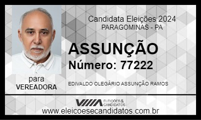 Candidato ASSUNÇÃO 2024 - PARAGOMINAS - Eleições