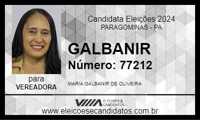 Candidato GALBANIR 2024 - PARAGOMINAS - Eleições