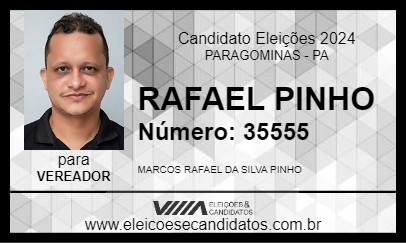 Candidato RAFAEL PINHO 2024 - PARAGOMINAS - Eleições