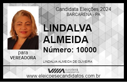 Candidato LINDALVA ALMEIDA 2024 - BARCARENA - Eleições