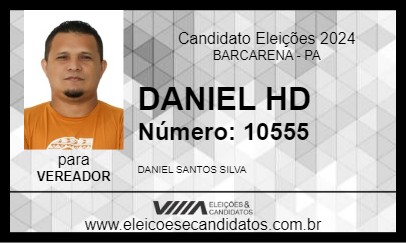 Candidato DANIEL HD 2024 - BARCARENA - Eleições