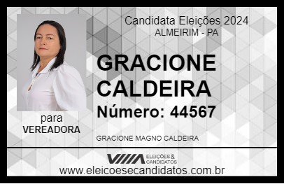 Candidato GRACIONE CALDEIRA 2024 - ALMEIRIM - Eleições