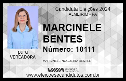 Candidato MARCINELE BENTES 2024 - ALMEIRIM - Eleições