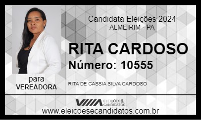 Candidato RITA CARDOSO 2024 - ALMEIRIM - Eleições