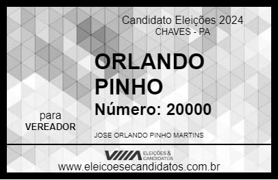 Candidato ORLANDO PINHO 2024 - CHAVES - Eleições