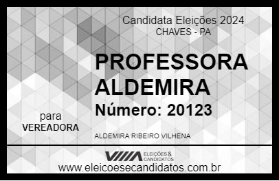 Candidato PROFESSORA ALDEMIRA 2024 - CHAVES - Eleições