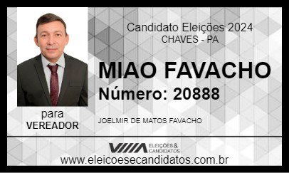 Candidato MIAO FAVACHO 2024 - CHAVES - Eleições