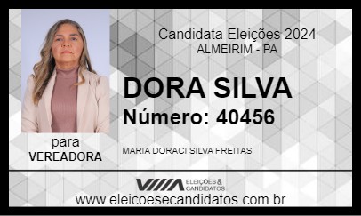 Candidato DORA SILVA 2024 - ALMEIRIM - Eleições