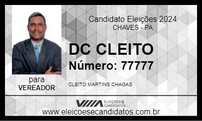 Candidato DC CLEITO 2024 - CHAVES - Eleições