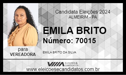 Candidato EMILA BRITO 2024 - ALMEIRIM - Eleições