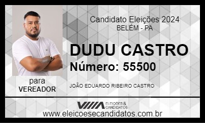 Candidato DUDU CASTRO 2024 - BELÉM - Eleições