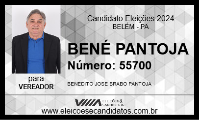 Candidato BENÉ PANTOJA 2024 - BELÉM - Eleições