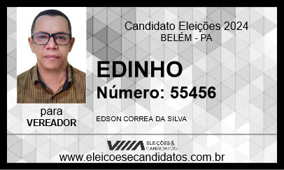 Candidato EDINHO 2024 - BELÉM - Eleições