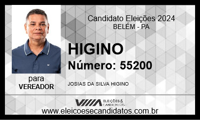 Candidato HIGINO 2024 - BELÉM - Eleições