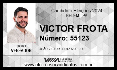 Candidato VICTOR FROTA 2024 - BELÉM - Eleições