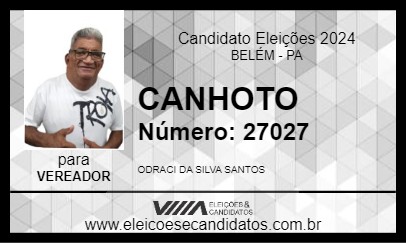 Candidato CANHOTO 2024 - BELÉM - Eleições