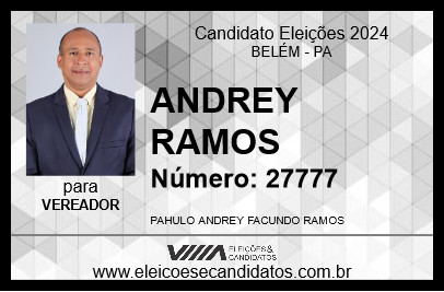 Candidato ANDREY RAMOS 2024 - BELÉM - Eleições