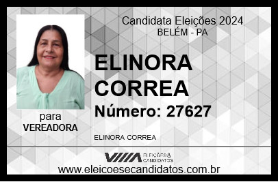 Candidato ELINORA CORREA 2024 - BELÉM - Eleições