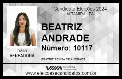 Candidato BEATRIZ ANDRADE 2024 - ALTAMIRA - Eleições