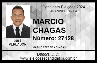 Candidato MARCIO CHAGAS 2024 - ANANINDEUA - Eleições