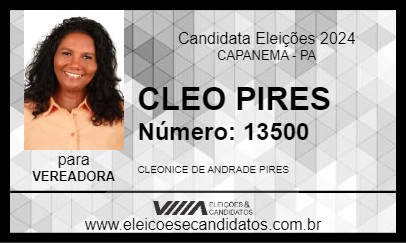 Candidato CLEO PIRES 2024 - CAPANEMA - Eleições