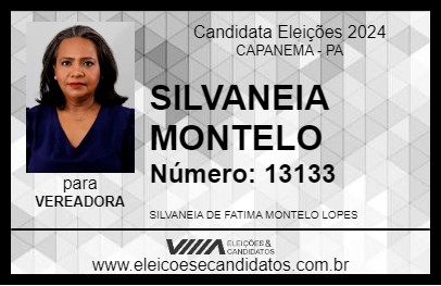 Candidato SILVANEIA MONTELO 2024 - CAPANEMA - Eleições