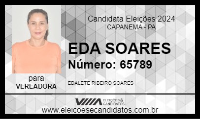 Candidato EDA SOARES 2024 - CAPANEMA - Eleições