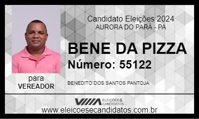 Candidato BENE DA PIZZA 2024 - AURORA DO PARÁ - Eleições