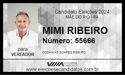 Candidato MIMI RIBEIRO 2024 - MÃE DO RIO - Eleições