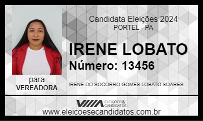 Candidato IRENE LOBATO 2024 - PORTEL - Eleições