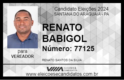 Candidato RENATO BABIGOL 2024 - SANTANA DO ARAGUAIA - Eleições