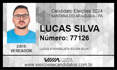 Candidato LUCAS SILVA 2024 - SANTANA DO ARAGUAIA - Eleições