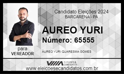 Candidato AUREO YURI 2024 - BARCARENA - Eleições