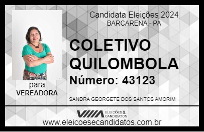 Candidato COLETIVO QUILOMBOLA 2024 - BARCARENA - Eleições