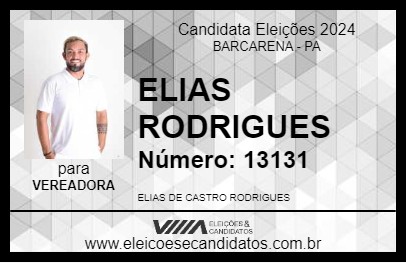 Candidato ELIAS RODRIGUES 2024 - BARCARENA - Eleições