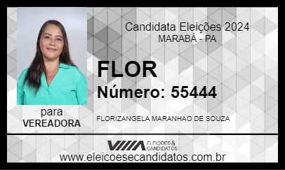 Candidato FLOR 2024 - MARABÁ - Eleições