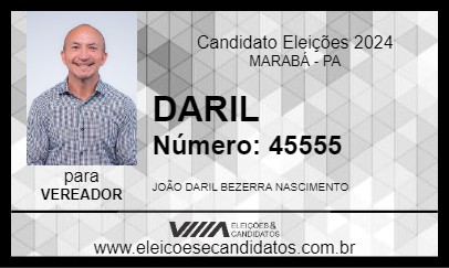 Candidato DARIL 2024 - MARABÁ - Eleições