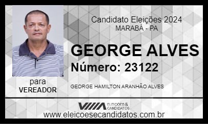 Candidato GEORGE ALVES 2024 - MARABÁ - Eleições