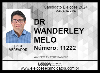 Candidato DR WANDERLEY MELO 2024 - MARABÁ - Eleições