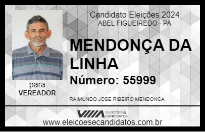 Candidato MENDONÇA DA LINHA 2024 - ABEL FIGUEIREDO - Eleições