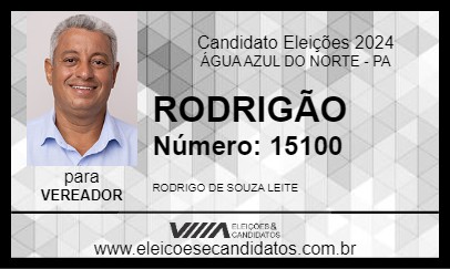 Candidato RODRIGÃO 2024 - ÁGUA AZUL DO NORTE - Eleições