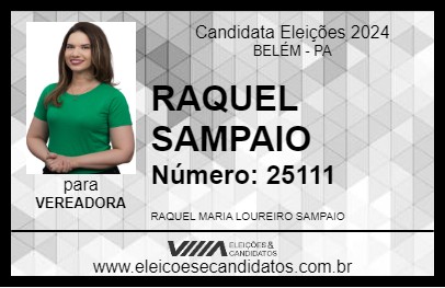 Candidato RAQUEL SAMPAIO 2024 - BELÉM - Eleições