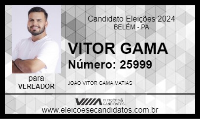 Candidato VITOR GAMA 2024 - BELÉM - Eleições