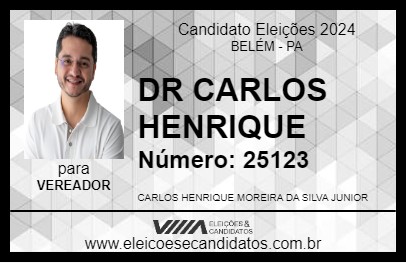 Candidato DR CARLOS HENRIQUE 2024 - BELÉM - Eleições