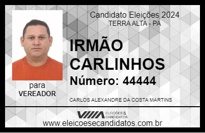 Candidato IRMÃO CARLINHOS 2024 - TERRA ALTA - Eleições