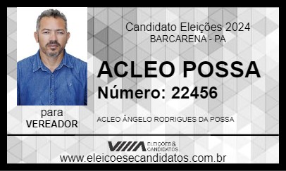 Candidato ACLEO POSSA 2024 - BARCARENA - Eleições